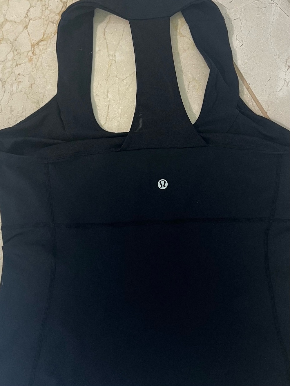 Lululemon Scoop Neck Tank Top Black Sz 12 Racerback Activewear Gym Yoga Pilates - Picture 6 of 9